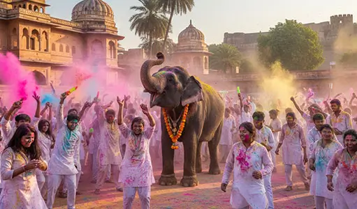 10 Best Places to Celebrate Holi in India 2026