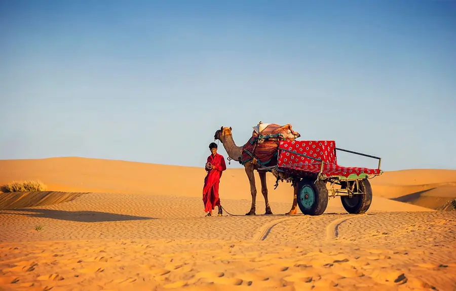 Golden Triangle Tour with Jaisalmer Desert Experience and Private Car Journey